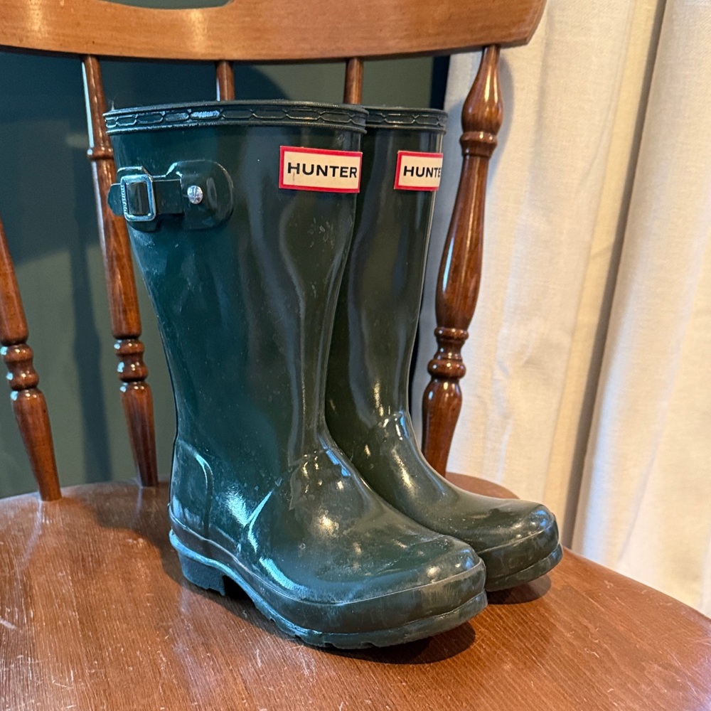 Hunter Dark Green Rain Boots